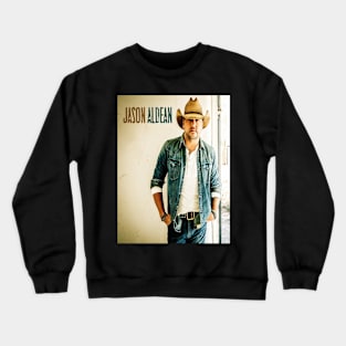 Vintage jason aldean Crewneck Sweatshirt